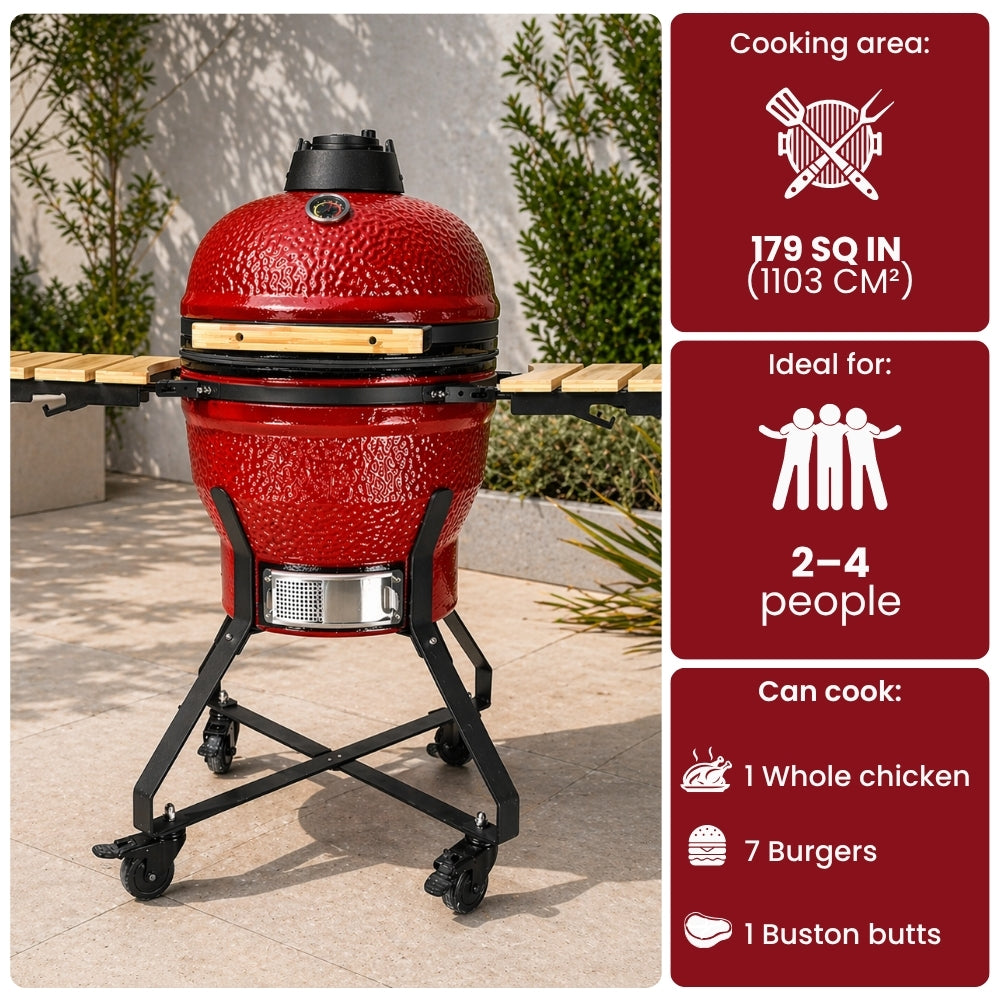 Red Ember Junior – 18" Kamado