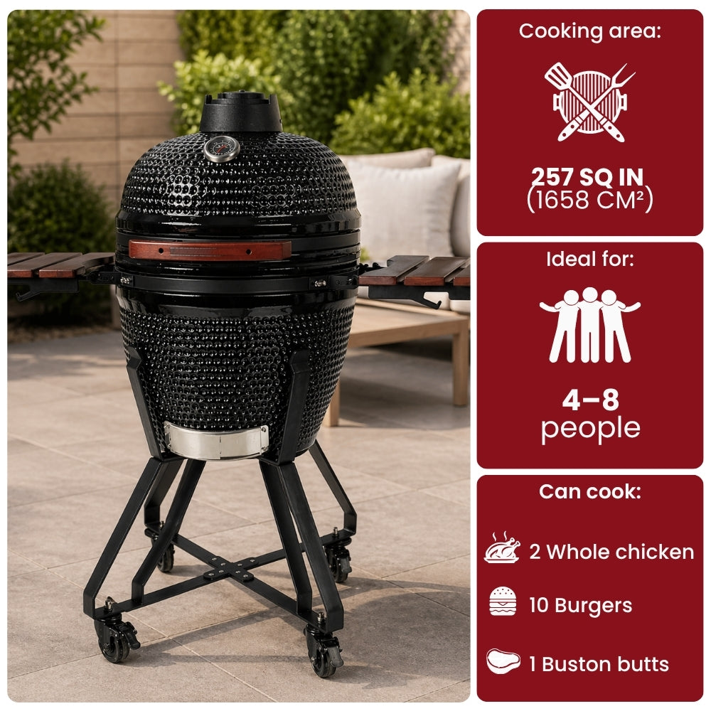 Black Ember Classic – 21" Kamado