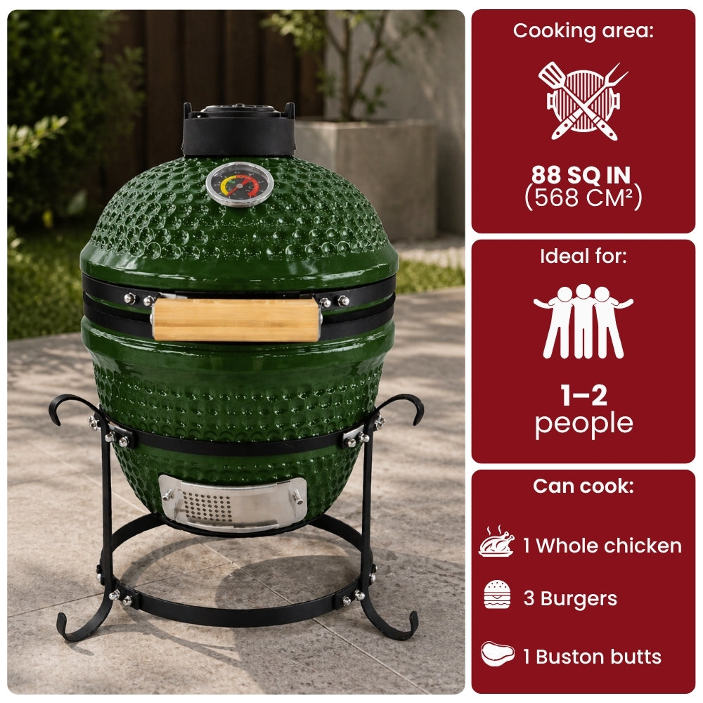 Green Ember Mini - 13" Kamado
