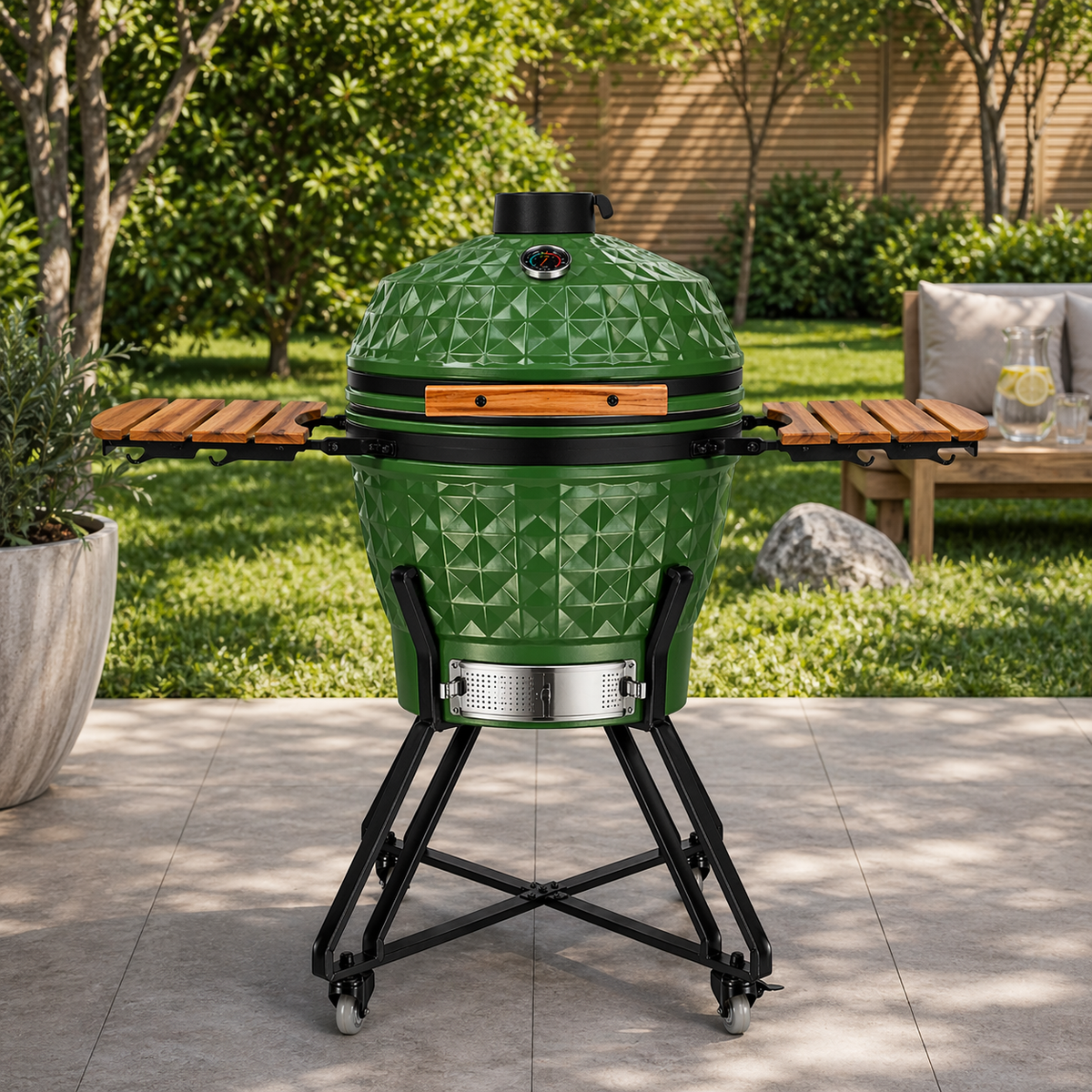 Green Ember Pro Diamond – 24" Kamado