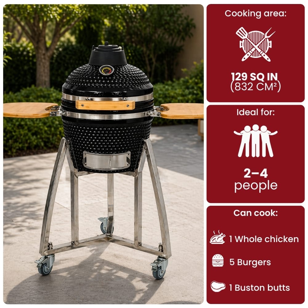 Black Ember Black Ember Compact – 16" Kamado
