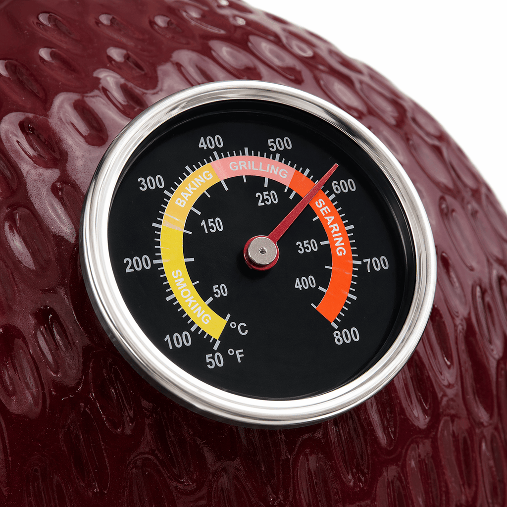 Black Ember Burgundy Ember Classic Line – 21" Kamado