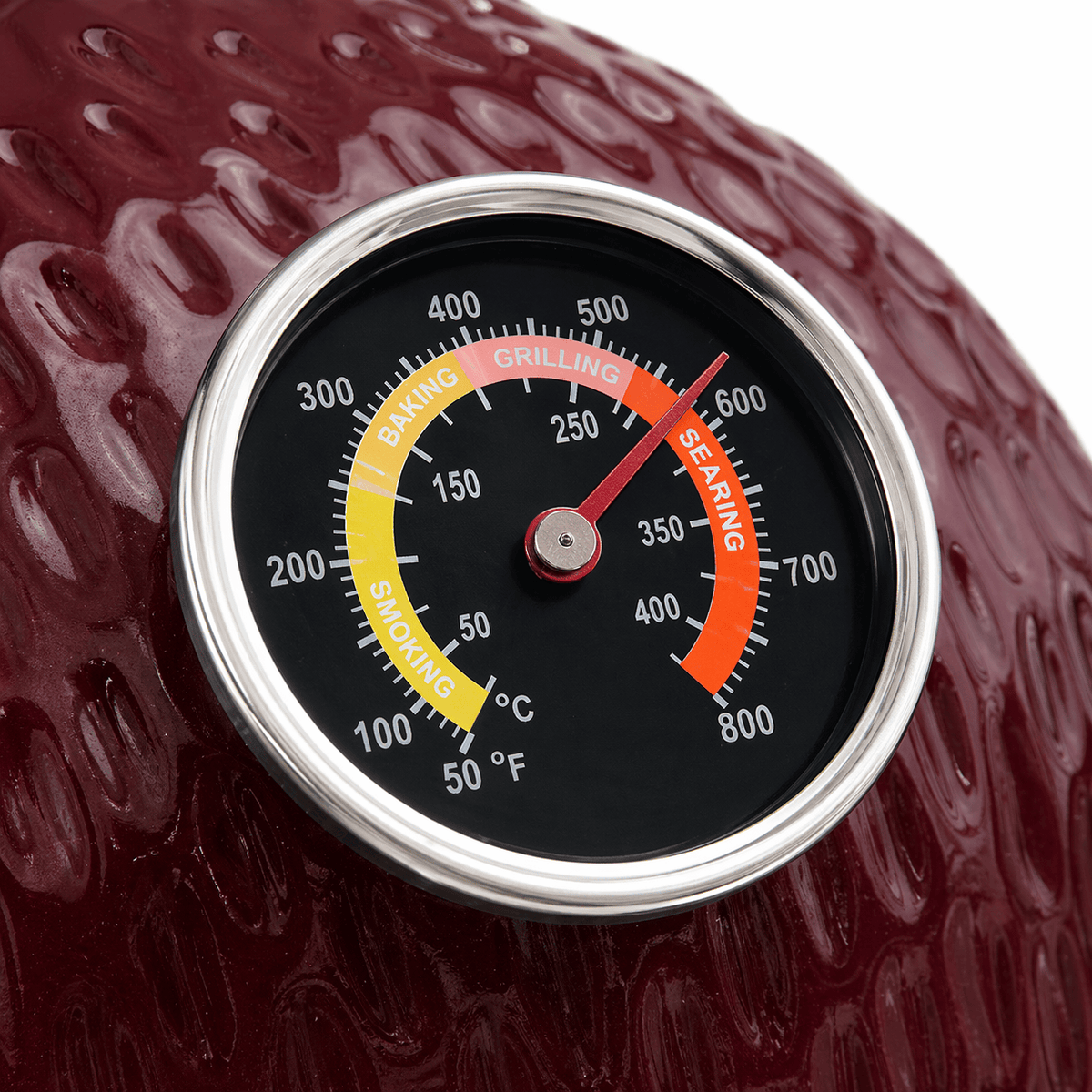 Black Ember Burgundy Ember Classic Line – 21" Kamado