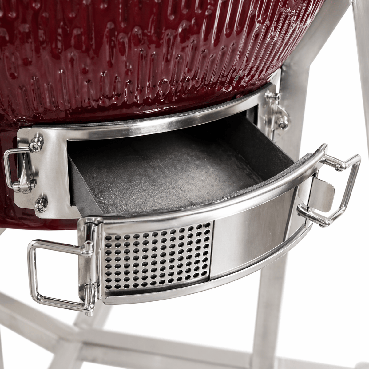 Black Ember Burgundy Ember Classic Line – 21" Kamado