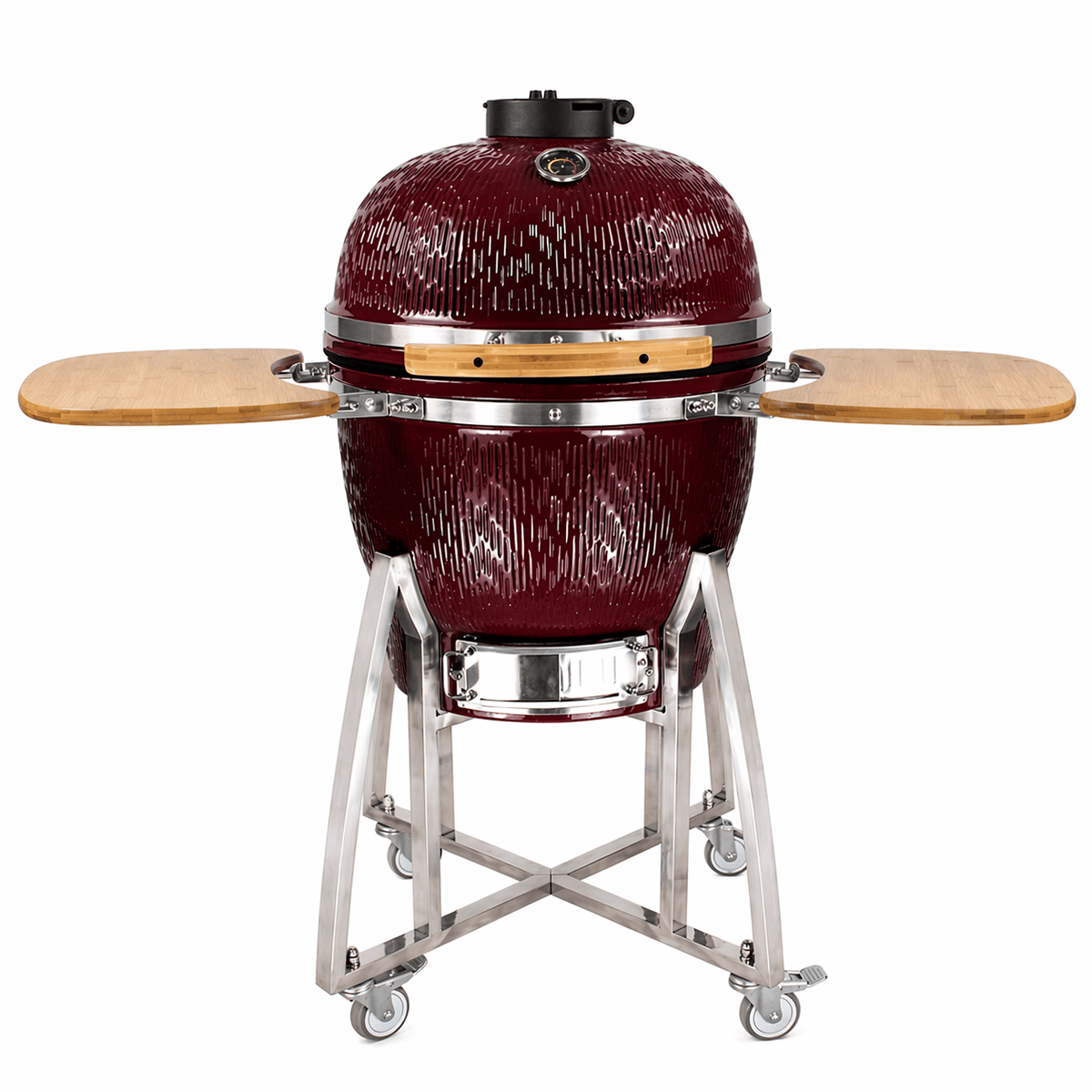 Black Ember Burgundy Ember Classic Line – 21" Kamado