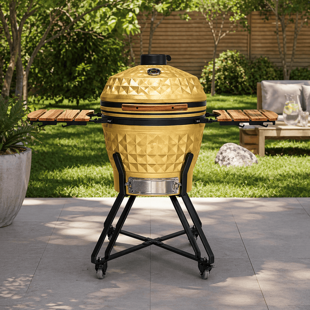 Black Ember Gold Ember Pro Diamond – 24" Kamado