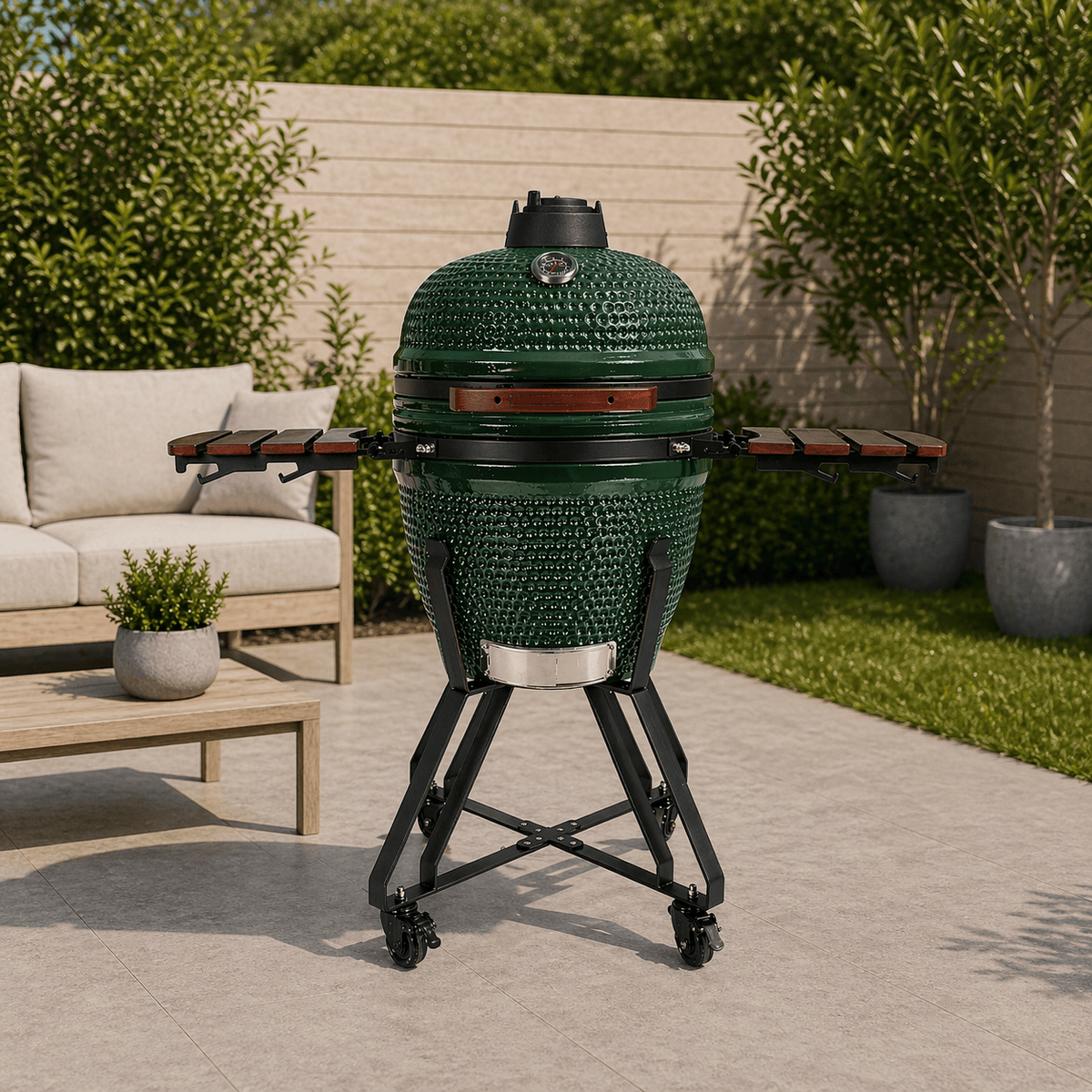 Black Ember Green Ember Classic – 21" Kamado