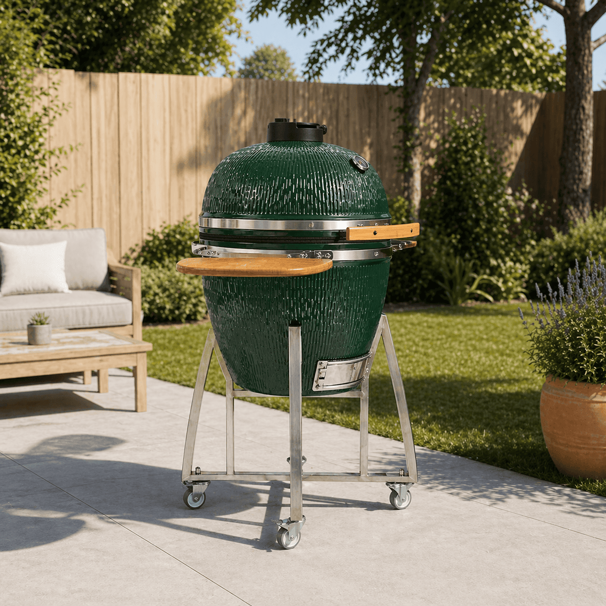 Black Ember Green Ember Classic Line – 21" Kamado