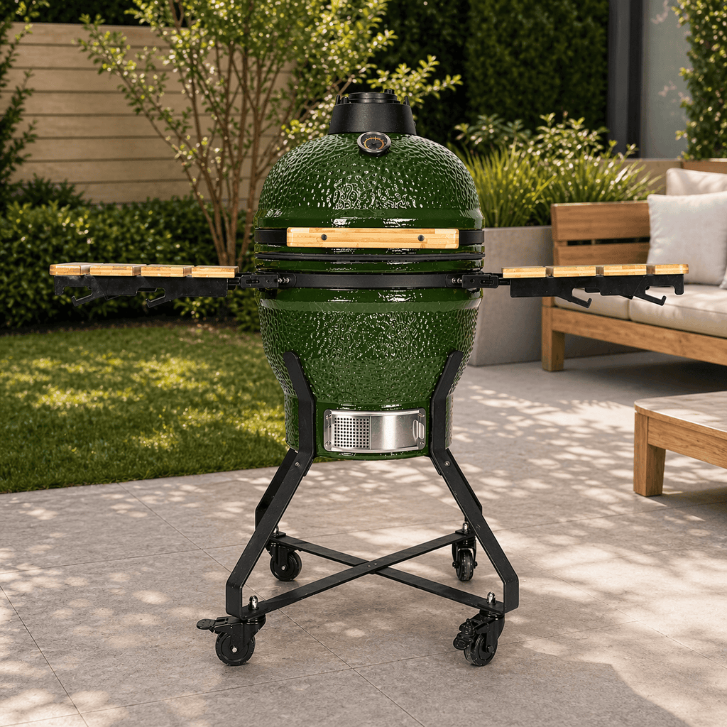 Black Ember Green Ember Junior – 18" Kamado