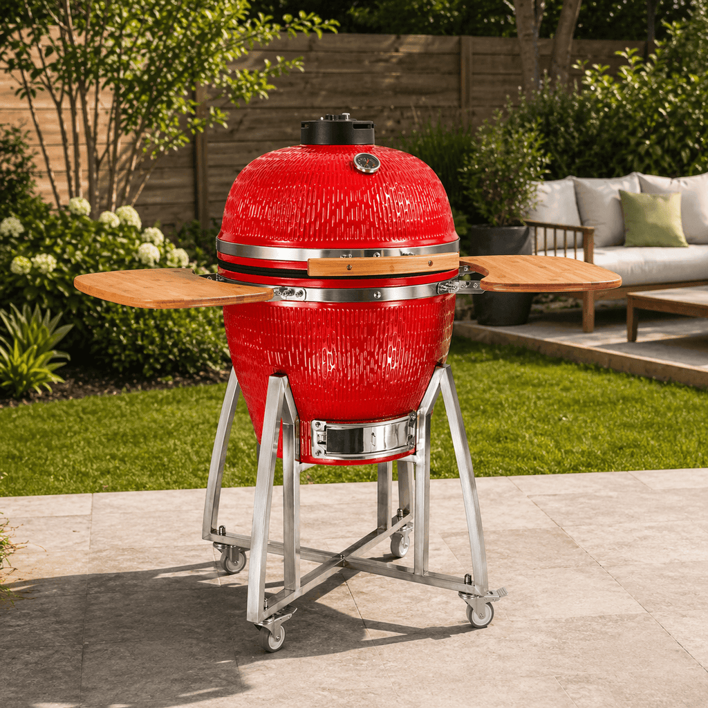 Black Ember Red Ember Classic Line – 21" Kamado