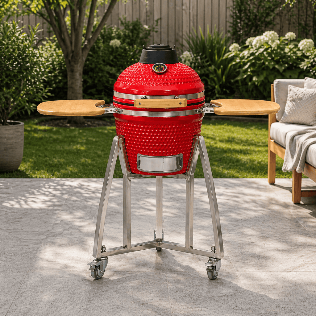 Black Ember Red Ember Compact – 16" Kamado