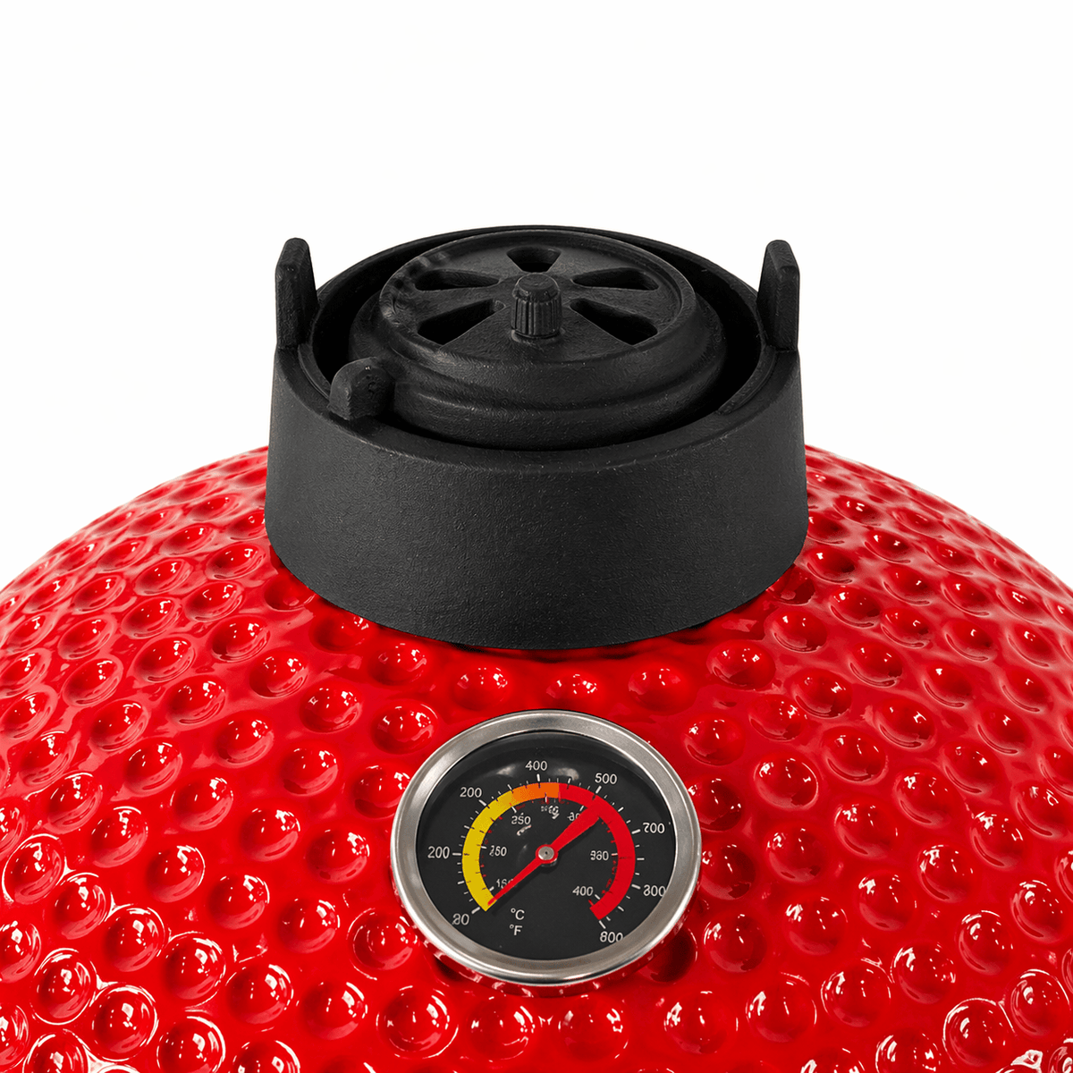 Black Ember Red Ember Compact – 16" Kamado