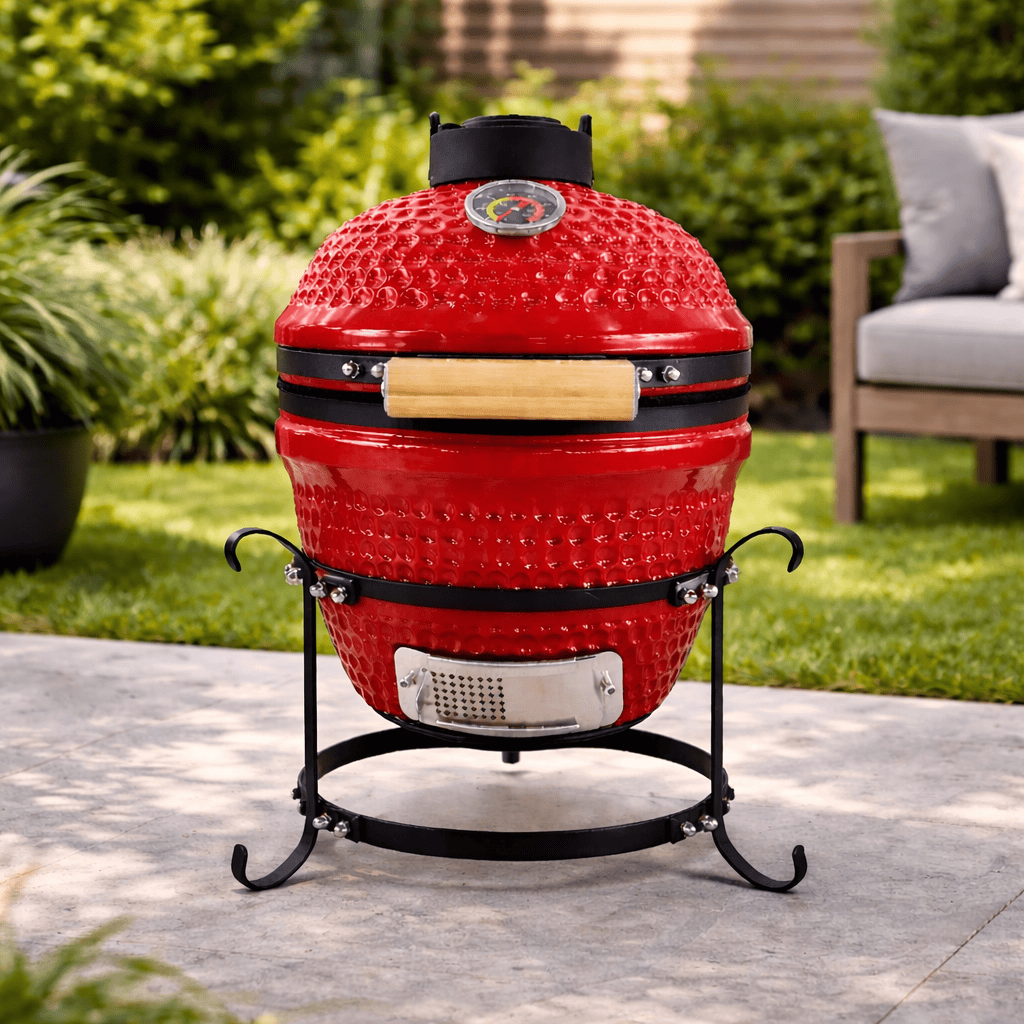 Black Ember Red Ember Mini - 13" Kamado