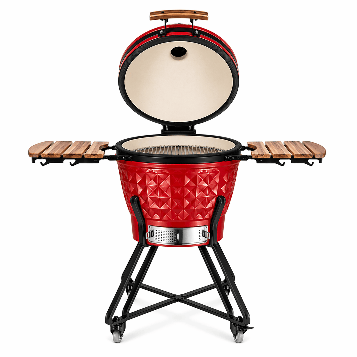 Black Ember Red Ember Pro Diamond – 24" Kamado