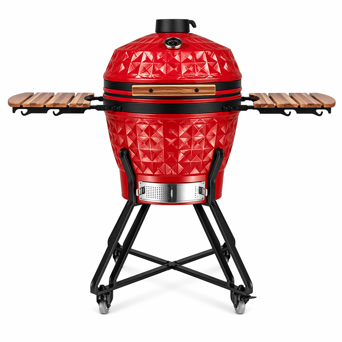 Black Ember Red Ember Pro Diamond – 24" Kamado