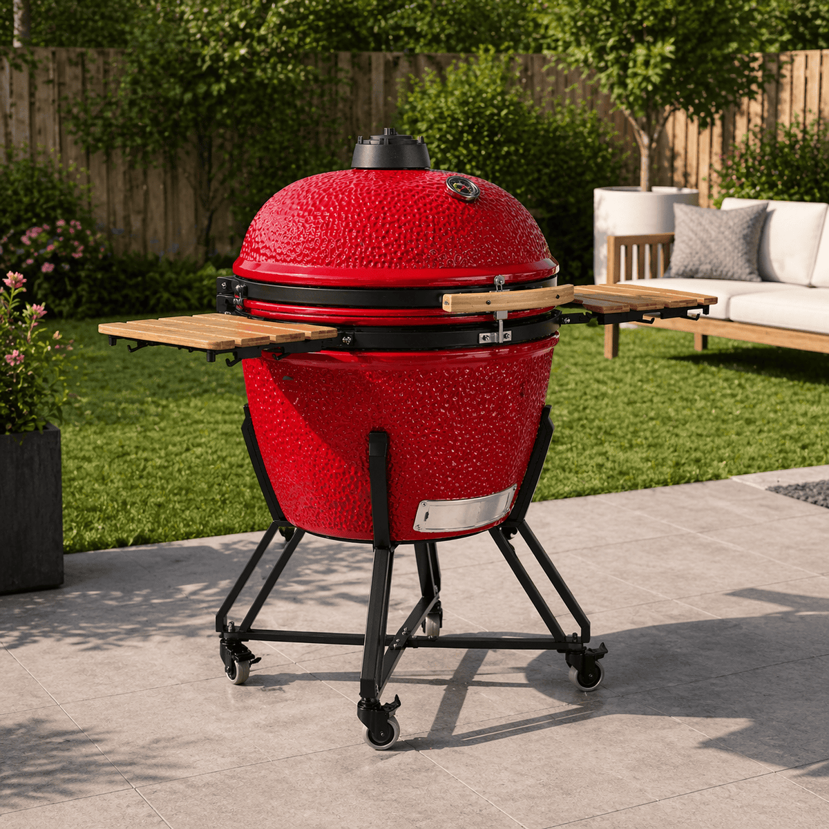 Black Ember Red Ember Titan – 28" Kamado