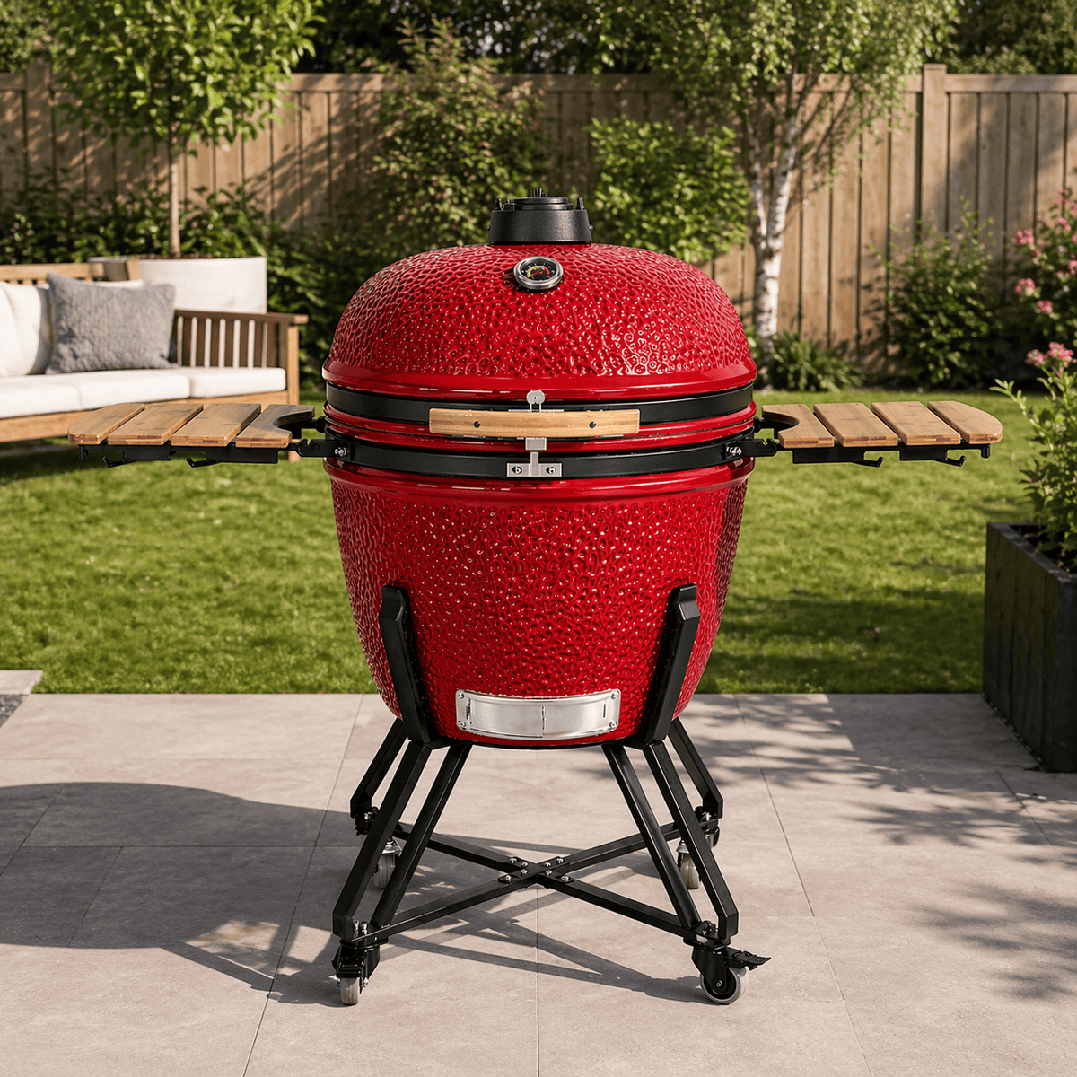 Black Ember Red Ember Titan – 28" Kamado