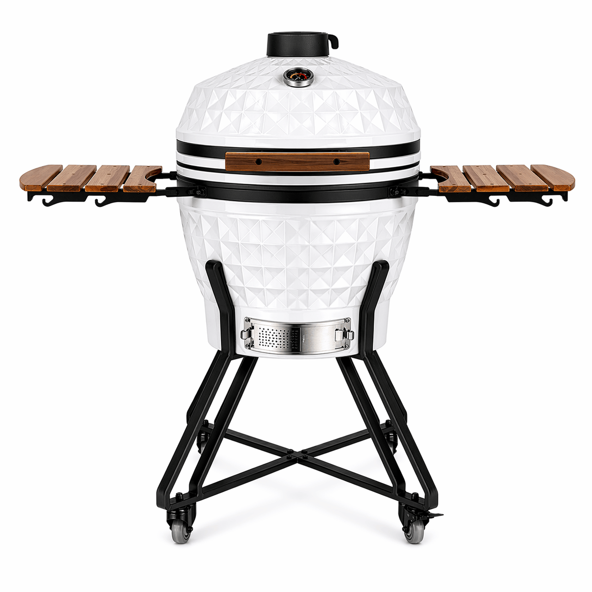 Black Ember White Ember Pro Diamond – 24" Kamado